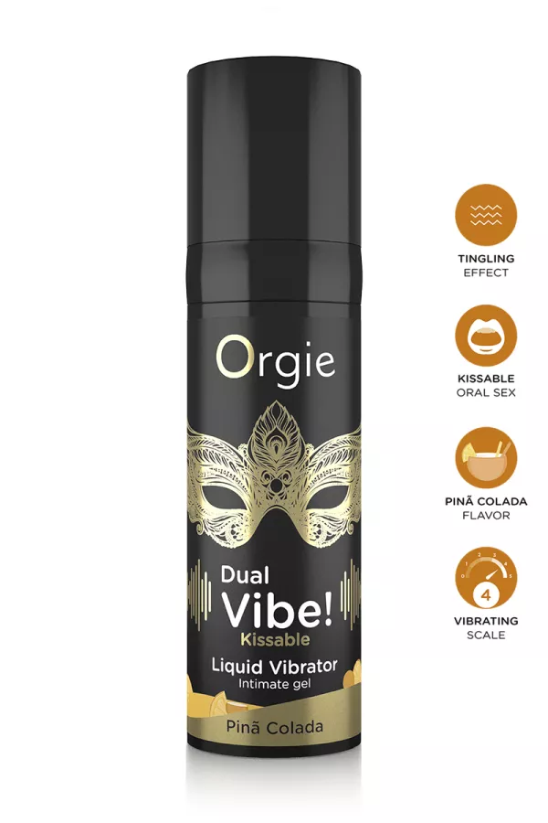 Gel d'excitation Dual Vibe Pina Colada Liquid Vibrator Gel d'excitation Dual Vibe Pina Colada Liquid Vibrator