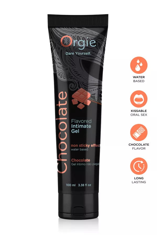 Lubrifiant eau Lube Tube chocolat 100ml Lubrifiant eau Lube Tube chocolat 100ml