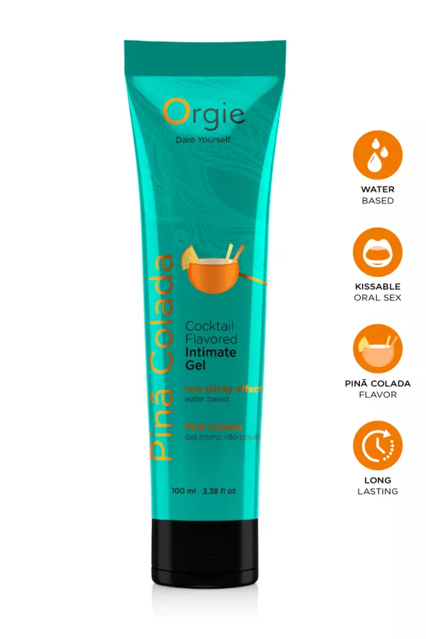 Gel intime Lube Tube Cocktail Pina Colada 100ml Gel intime Lube Tube Cocktail Pina Colada 100ml