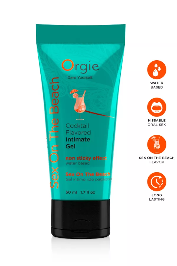 Gel intimo Tubo lubrificante Cocktail Sex On The Beach 50ml Gel intimo Tubo lubrificante Cocktail Sex On The Beach 50ml