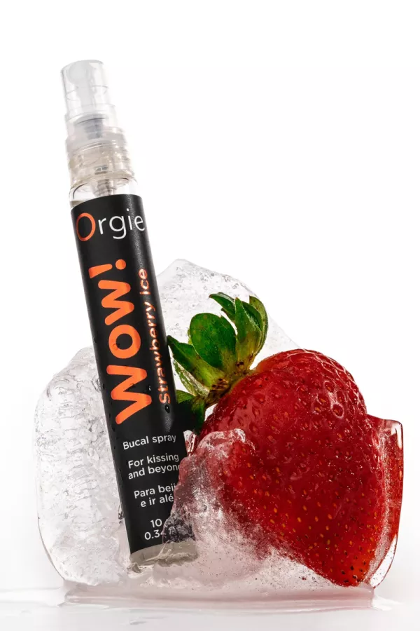Anregendes orales Spray Wow Menthol gefroren Erdbeere