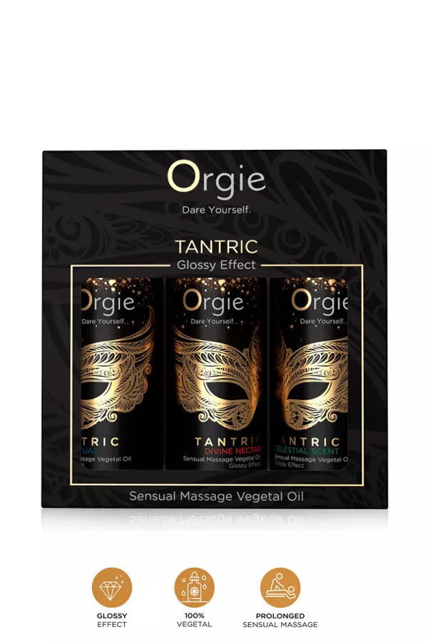 Coffret 3 huiles de massage Sensuel Tantric Collection Coffret 3 huiles de massage Sensuel Tantric Collection