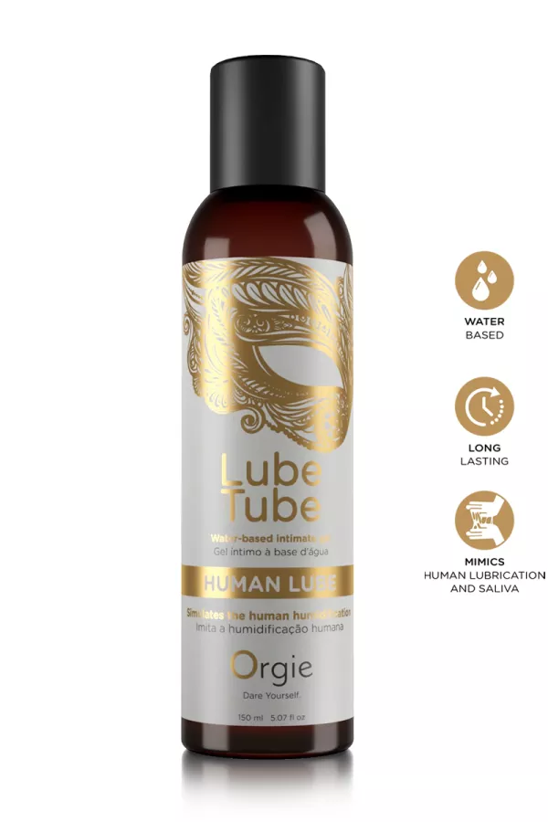 Gel intime naturel Lube Tube Human Lube 150ml Gel intime naturel Lube Tube Human Lube 150ml