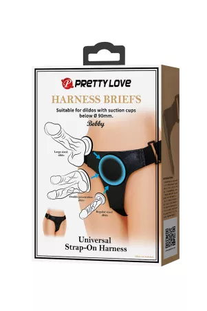 Harness Slips Saugnapf-Dildo-Harness