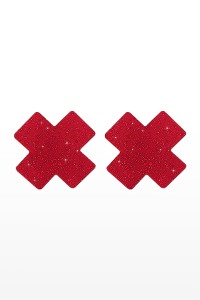 Nipple X Covers red