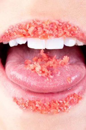 Funkelnde Wassermelonenbonbons