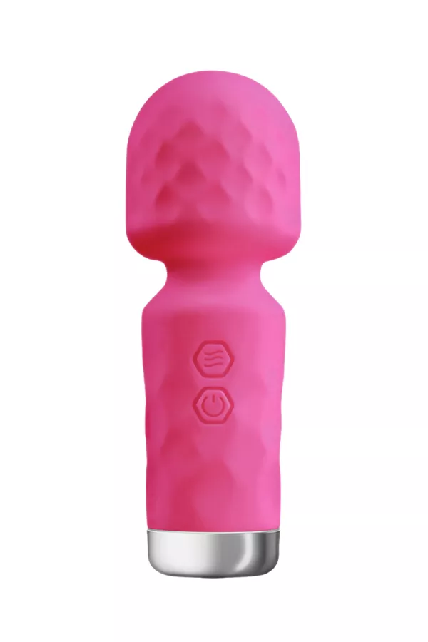 Mini vibromasseur King Wand rose Mini vibromasseur King Wand rose