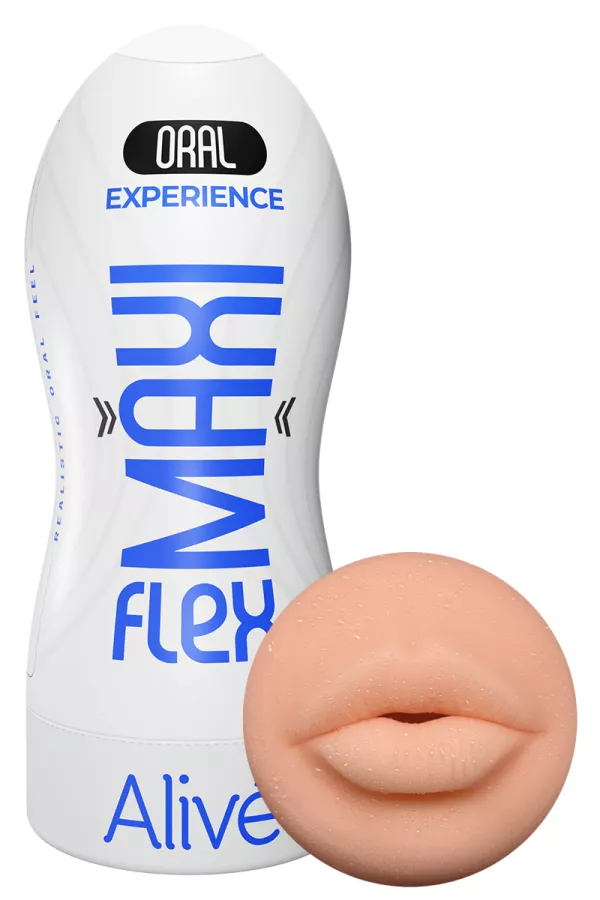 Masturbateur Maxi Flex Oral Experience - Alive Masturbateur Maxi Flex Oral Experience - Alive