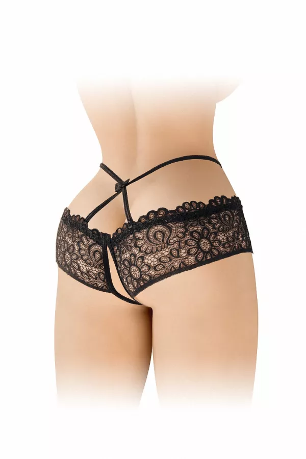 Schwarze offene Kappe Celia Schwarze offene Kappe Celia