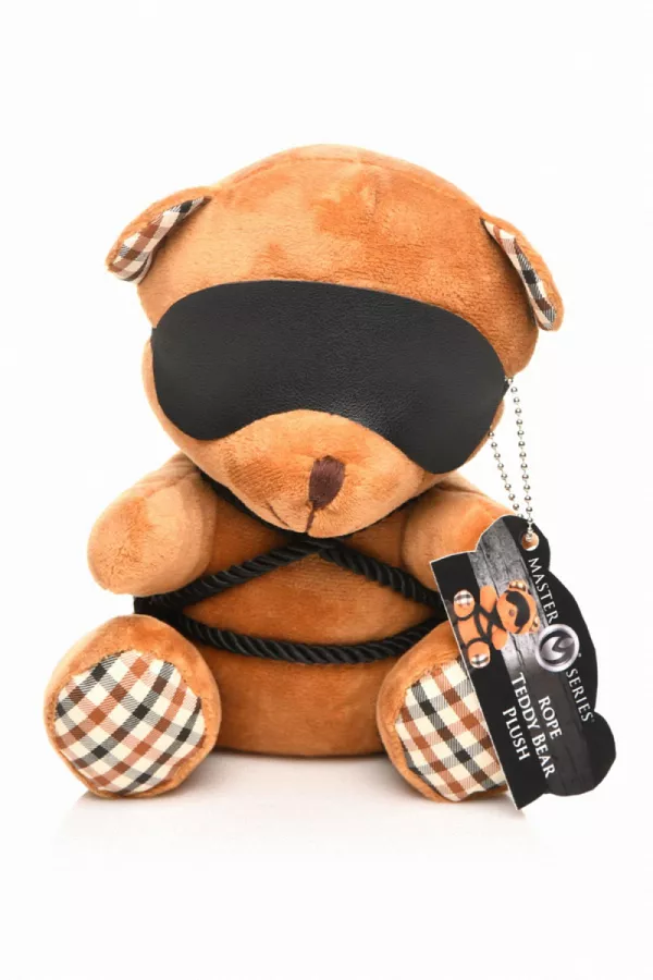 Teddybär im Bondage-Outfit Teddybär im Bondage-Outfit