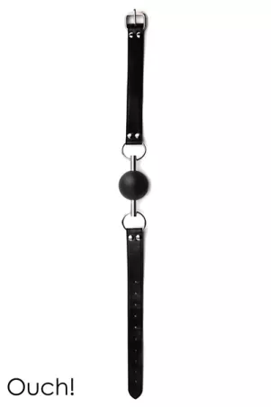 Fester Ball Gag schwarz