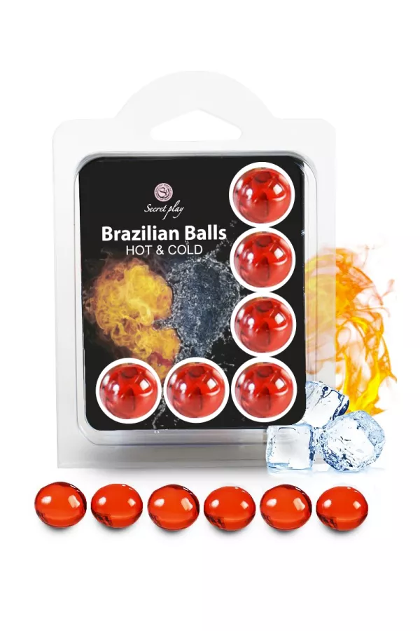 6 Brazillian balls effet chaud & froid 6 Brazillian balls effet chaud & froid