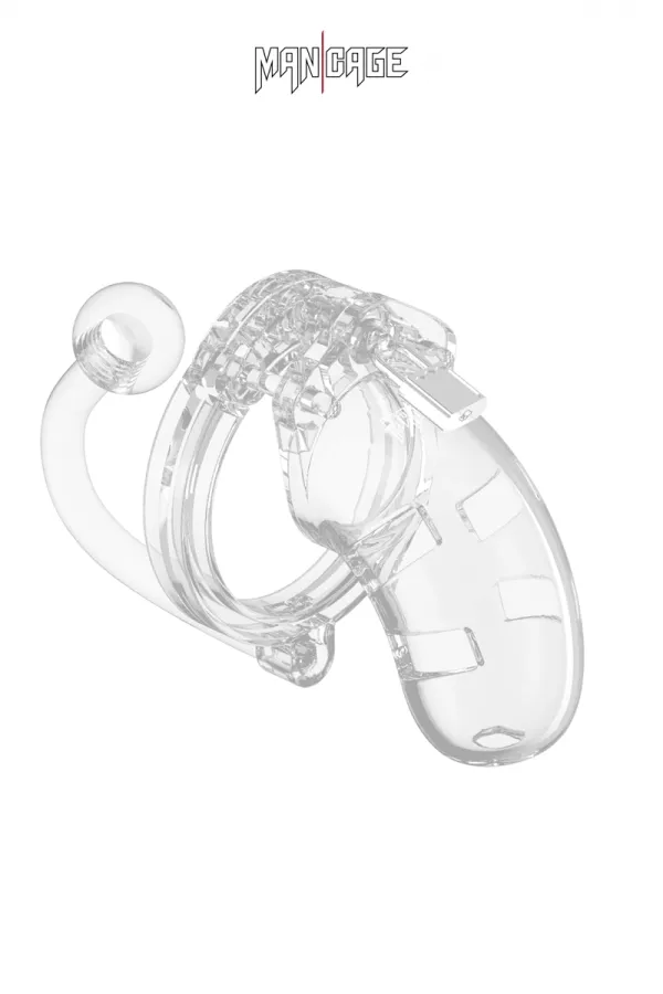 9cm chastity cage with plug - ManCage 10 9cm chastity cage with plug - ManCage 10