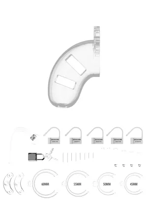 Cage de chasteté 9cm avec plug - ManCage 10
