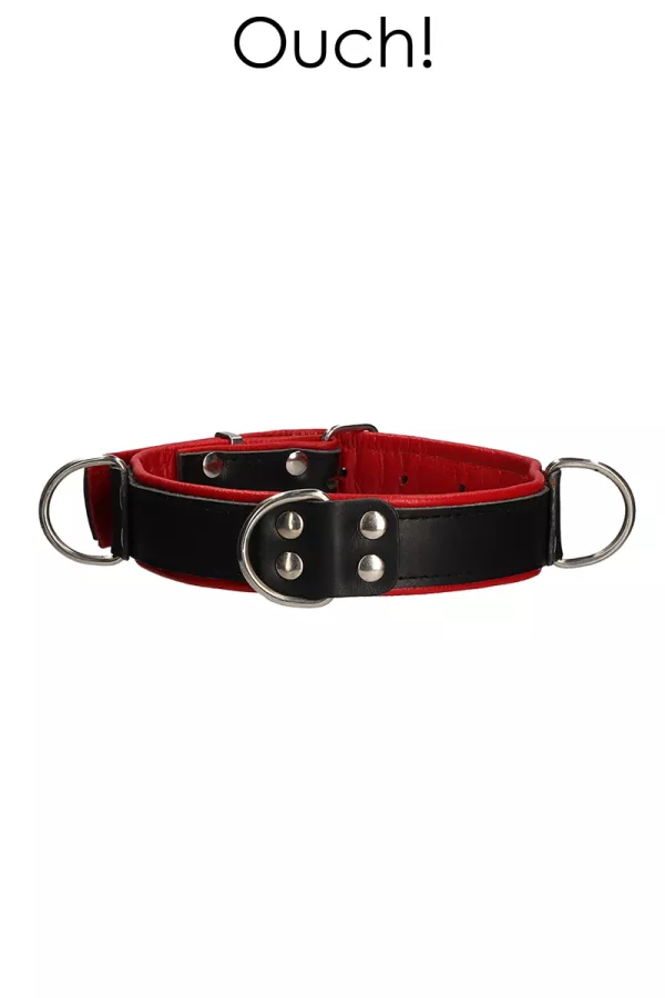 Bondage Necklace Red and Black Bondage Necklace Red and Black