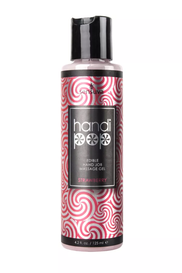 Gel de masturbation Handipop fraise Gel de masturbation Handipop fraise