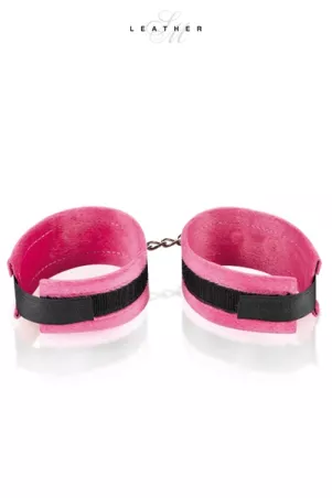 Cuffs pink and black