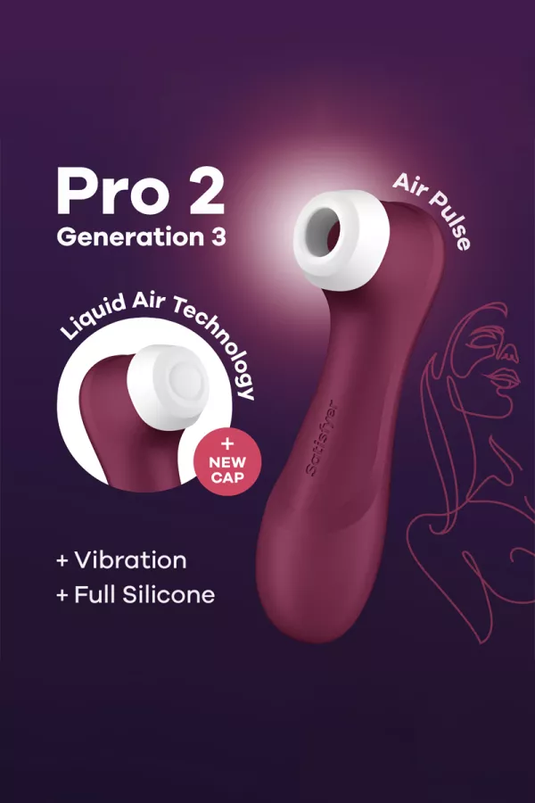 Stimulateur Pro 2 Generation 3 bordeaux