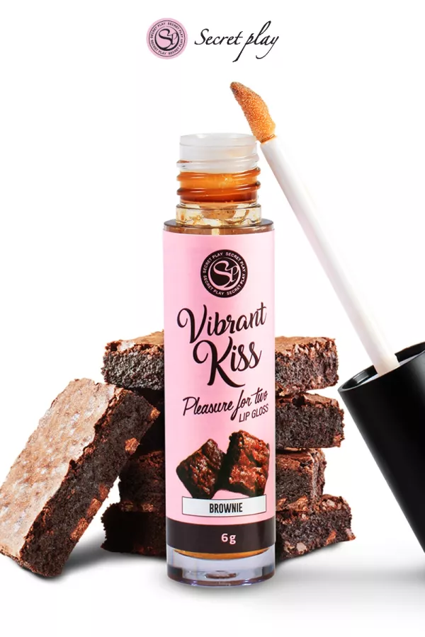 Stimulating Lip Shiner - brownie Stimulating Lip Shiner - brownie