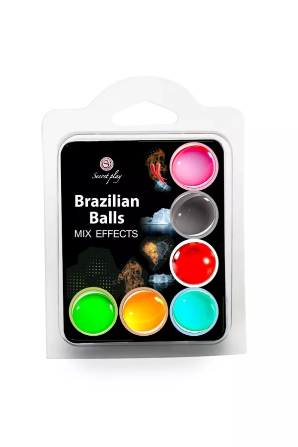 6 Brazilian balls with different effects 6 Brazilian balls with different effects