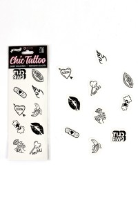 10 tatouages temporaires Candy Collection