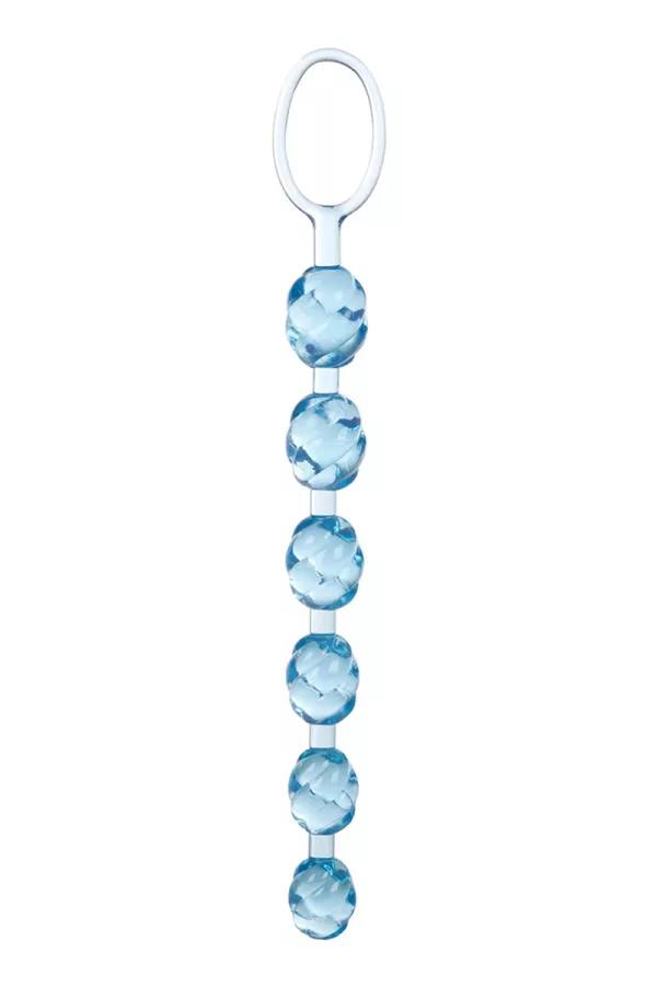 Perles anales CalExotics Swirl bleu Perles anales CalExotics Swirl bleu