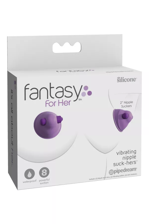 2 Suck-Hers vibrating nipples cups