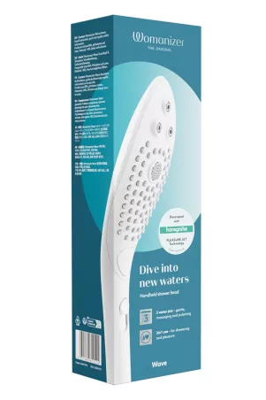 Testa doccia con stimolatore clitorideo - Womanizer Wave - Sexshop Tentations