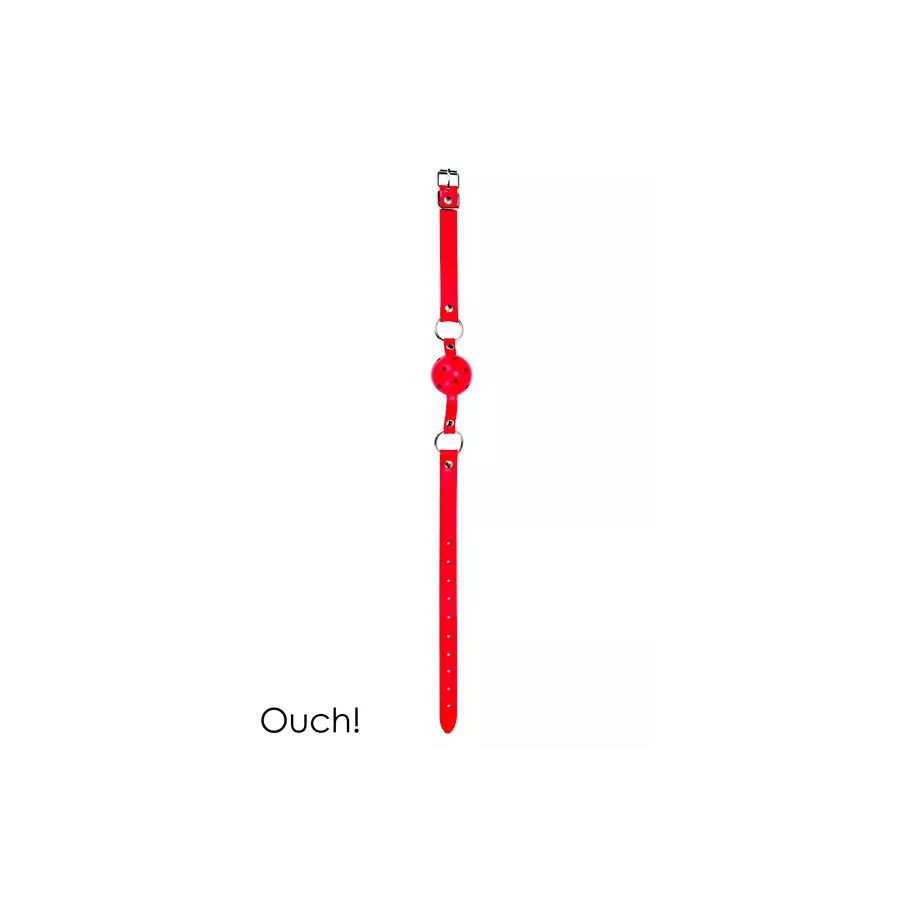 Roter Knebelball