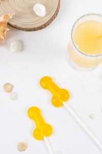 Sucette penis pina colada with alcohol