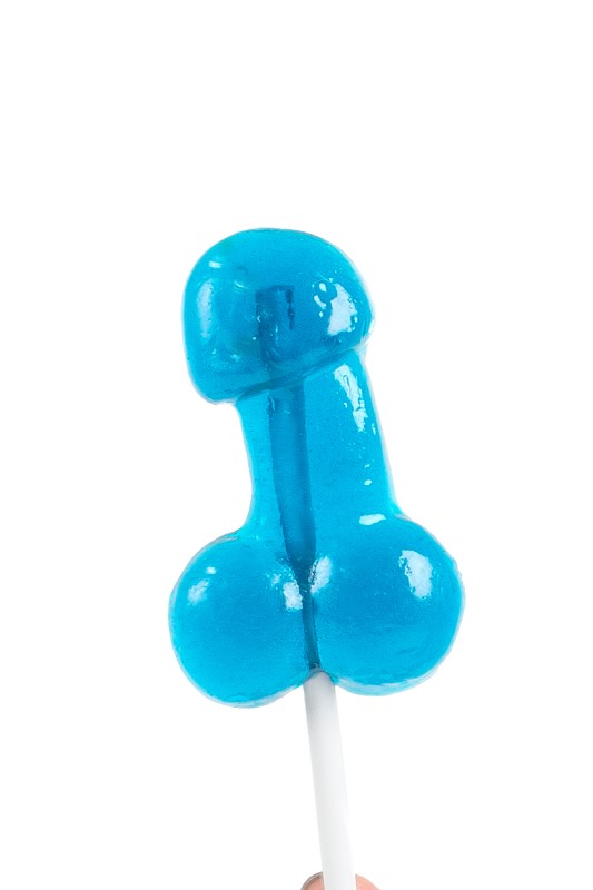 Lecca lecca a forma di pene con gin tonic e alcol
