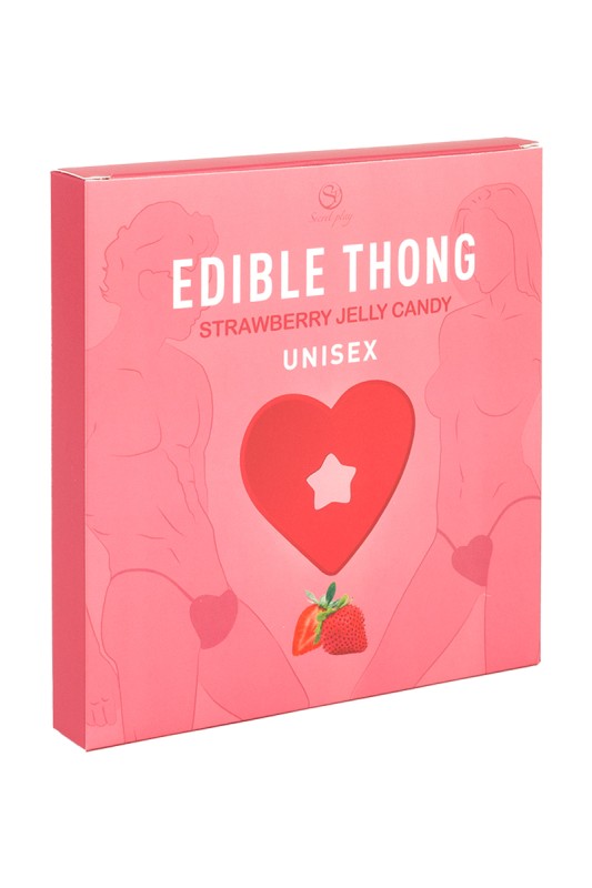 String comestible à la fraise - Secret Play String comestible à la fraise - Secret Play