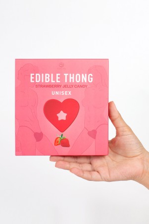 Sexy Gadget - Strawberry edible thong - Secret Play - Swiss sexshop