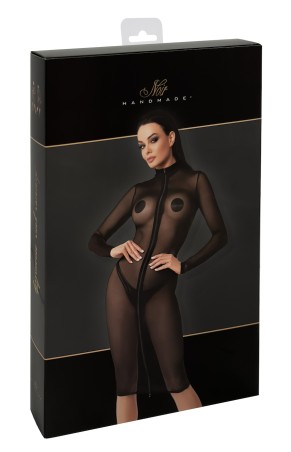 Half-length dress in Tulle Ecstasy F347 - Noir Handmade | Free shipping