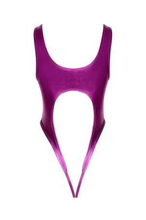 Pink body open at crotch - Cottelli lingerie | Swiss Sexshop