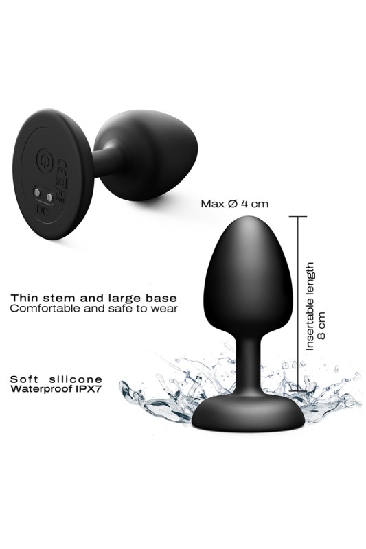 Remotely controlled Vibrating Anal Plug Geisha Plug Infinite L - Dorcel | Tentations