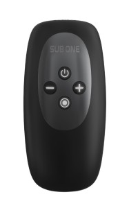 SUB ONE Infinite Black – Männlicher Stimulator mit Tapping, auch ohne Erektion