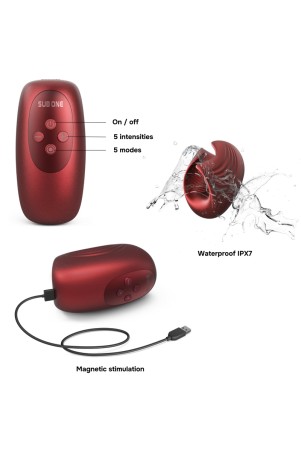 Sub One Masturbator Velvet Red - Man Wan | Schweizer Sexshop Tentations