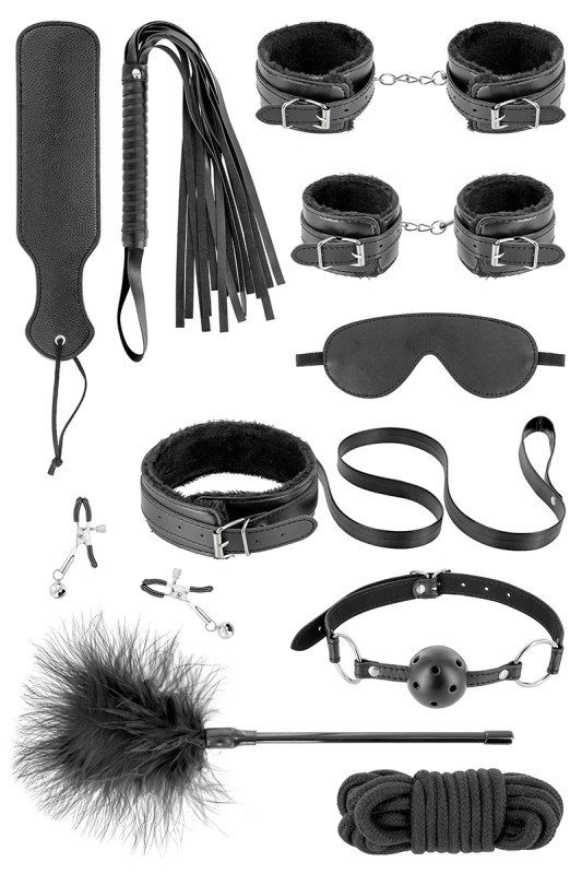 Coffret Bondage SM 10 pièces Coffret Bondage SM 10 pièces