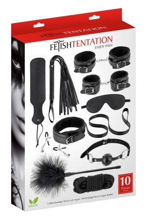 Fetish Tentation BDSM Kit – 10-Piece Bondage Set