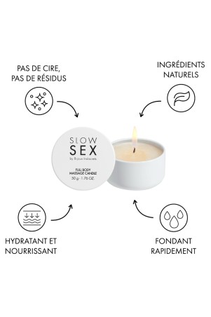 Slow Sex Massage Kerze 50g - Bijoux Indiscrets | Schweizer Sexshop