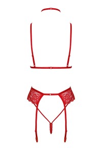 5 pieces set Red Lace Kiss 243 - Kissable | Tentations.ch