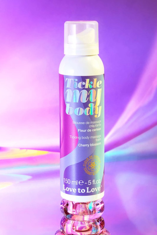 Mousse massage crépitante -  cerisier