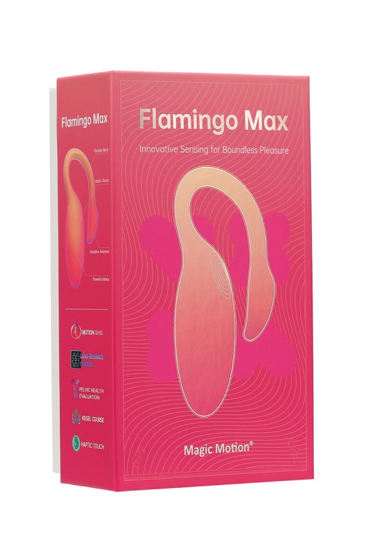 Vibrating egg connected Flamingo Max orange - Magic Motion