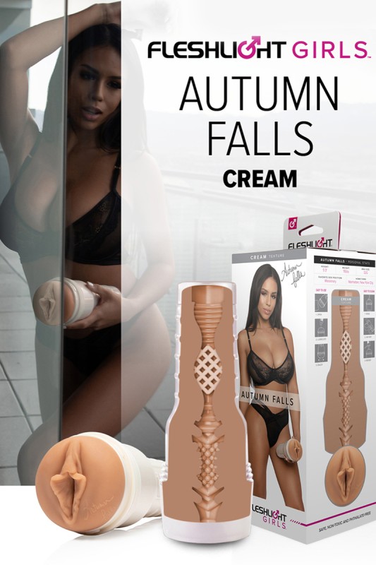 Werbebild Fleshlight Autumn Falls – Realistischer Star-Masturbator