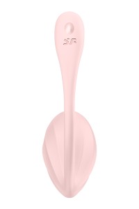 Vernetztes vibrierendes Ei Ribbed Petal rosa - Satisfyer