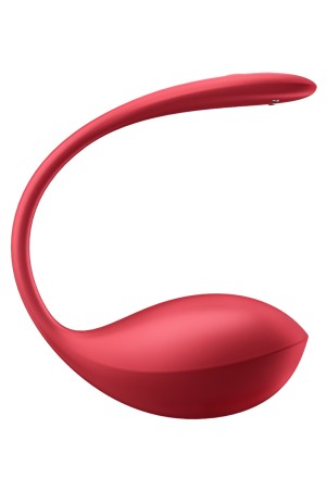 Uovo vibrante collegato Shiny Petal rosso - Satisfyer