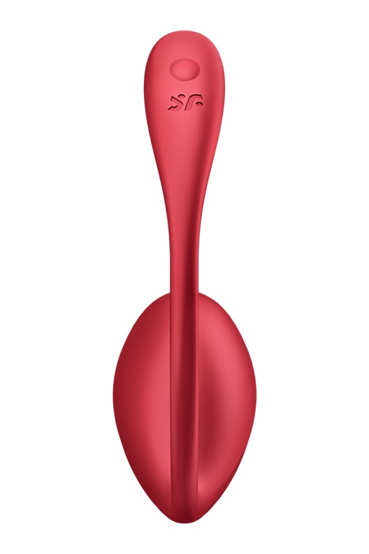 Vernetztes vibrierendes Ei Shiny Petal rot - Satisfyer