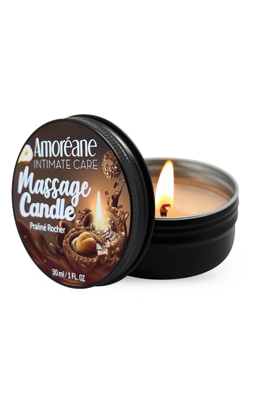 Bougie de massage Rocher Praliné - Amoreane Bougie de massage Rocher Praliné - Amoreane