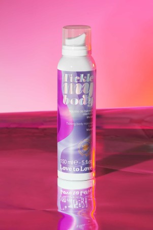 Crepitable massage foam - monoï